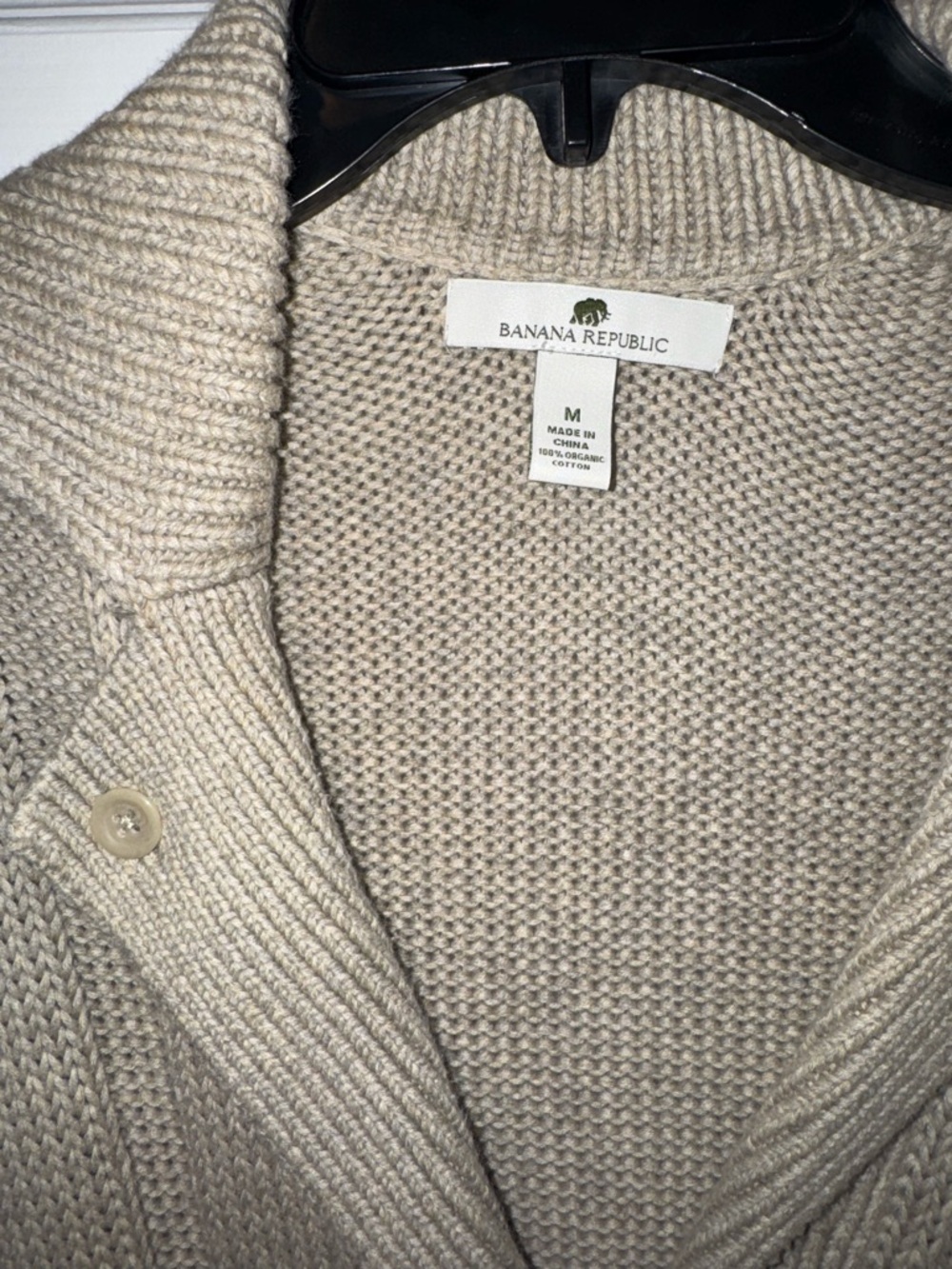 Banana Republic Taupe Belted Knit Cardigan - Picture 3 of 4